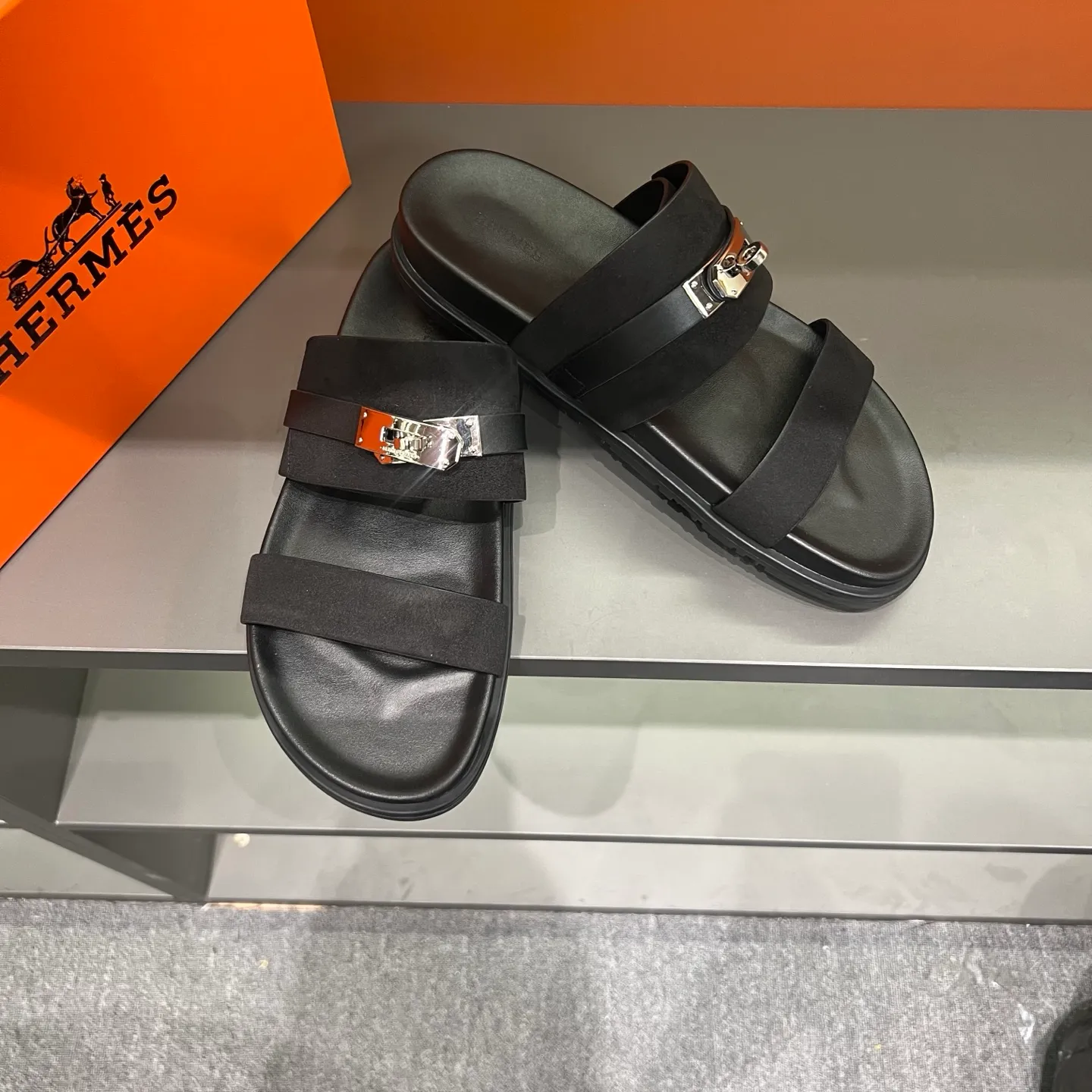 Men's shoes 💰300, size 38-45, the new 2014 summer Hermes shoes are the same as the original ones, handmade by masters! ❥High-end customization, exclusive products, the highest version in the industry⚠❥Using: Hermers upper: (pursuing top walking comfort) ✨Top quality on sale━━━━Hermes━━━━━